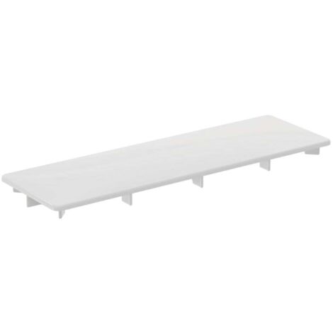 Ideal Standard - Ultra Flat New, Copripiletta in finitura per piatto doccia, Tappo scarico doccia originale, Bianco
