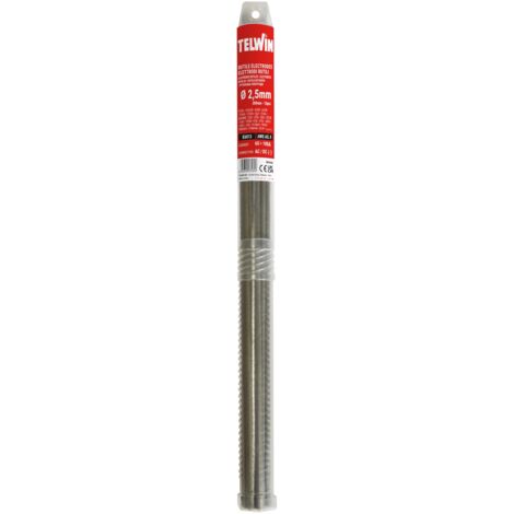 Telwin Elettrodi Rutili per Saldatura MMA, D. 2.5 mm L 300, Confezione da 15 Pezzi