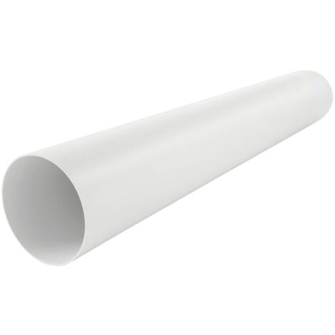La Ventilazione CTR1150B Tubo per Aerazione Canalizzata Tondo in PVC, diametro interno 150 mm. Colore bianco