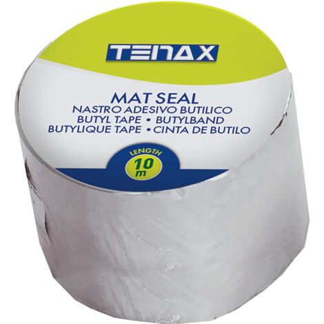 TENAX Mat Seal Nastro di Giunzione Monoadesivo per Prati Sintetici, 0,15x10 m, Grigio