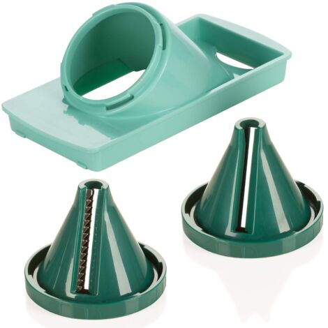 3pz Multifunzionale Affettatrice a Tazza, Acciaio Inossidabile Affettatrice per Frutta per Fragole Banane Uova Verdure Prepara Rapidamente Insalata Gadget da Cucina (Giallo, Verde, Blu Scuro