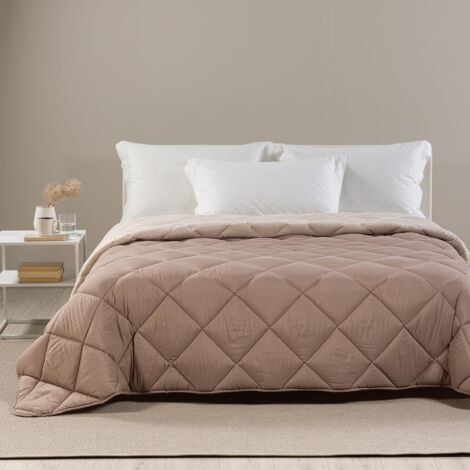 Caleffi - Trapunta Invernale Matrimoniale 260x265 in Microfibra, Piumone Matrimoniale Invernale Morbido Avvolgente, Piumino Imbottito Resistente Lavabile, Coperta Trapuntata Anallergica Made in Italy