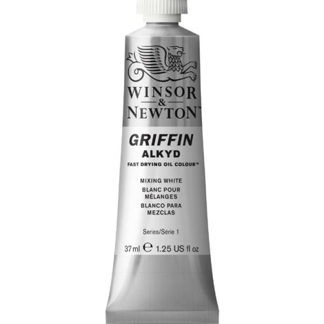 Winsor & Newton 8840495 Griffin Alkyd vernice ad olio a rapida essiccazione tubo da 37 ml, a base di pigmenti di alta qualità, resistente alla luce - Bianco per mescolanze