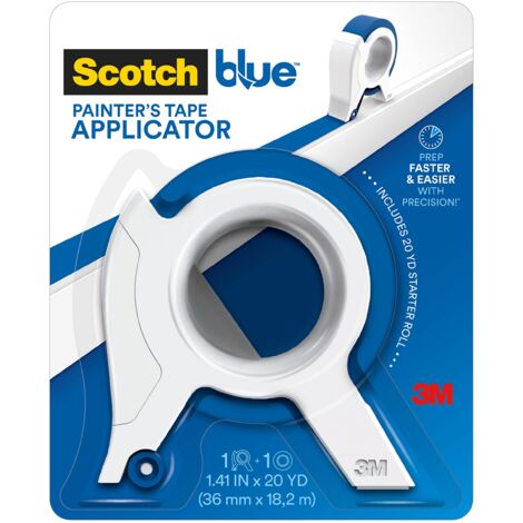 ScotchBlue TA3-SB - Applicatore a nastro per pittore, con 1 rotolo di avviamento, 3,6 cm x 20 m (1/5)