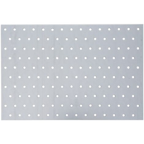 Alberts 353483 Piastra Forata, Acciaio, zincato con procedimento Sendzimir, 300 x 200 mm