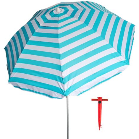 Pincho Ombrellone Da Spiaggia Antivento, 200 Cm,grande Ombrellone, Tetto Di Ventilazione, Protezione UV 50, Materiali Di Qualità, La Struttura In All | Leroy Merlin
