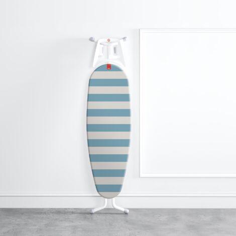Rayen Fodera universale per asse da stiro Fodera da stiro regolabile EasyClip 4 strati: 100% cotone con titanio Imbottitura in schiuma Antigoccia Dimensioni: 130 x 47 cm Stampa blu (1/5)
