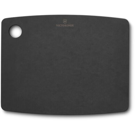 Victorinox Taglieri Cucina, per Alimenti, Ecologico Materiale, Per Carne, Verdure e Formaggio, Resistente, Adatto alla lavastoviglie, S (29.2 x 22.8 x 0.6) Nero (1/5)