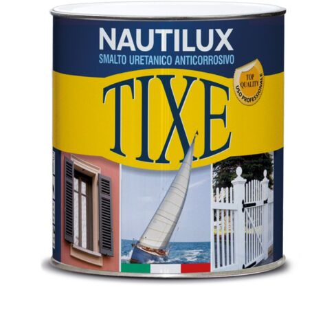 Smalto All'acqua TIXE – Finitura Lucida O Opaca, Nero Opaco 25 Litri, Per Legno, Metallo E Plastica, Resistente E Idrorepellente