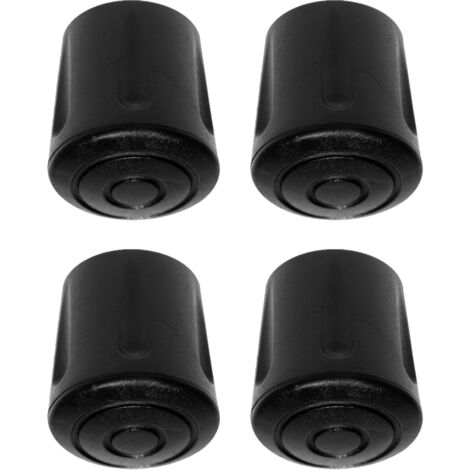 cyclingcolors 4x piedini gomma per mobili Pavimento Scivola Tappo tubo tondo Arredamento divano poltrona tavolo sedia (25 mm)