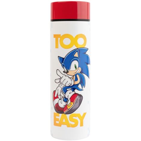 Grupo Erik: Bottiglia termica Sonic 420 ml Borraccia Sonic Termica a doppia parete in acciaio inox, chiusura ermetica e BPA free, Bottiglia termica bambini, Sonic Gadget (1/5)