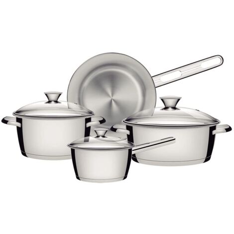 Tramontina 65650/324 Set di pentole, Inossidabile Acciaio Inox Gla, Edelstahl