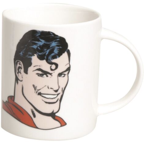 Excelsa Super Eroi Mug Superman 300 ml, Porcellana, Bianco, 8.9x8.9x9 cm (1/5)