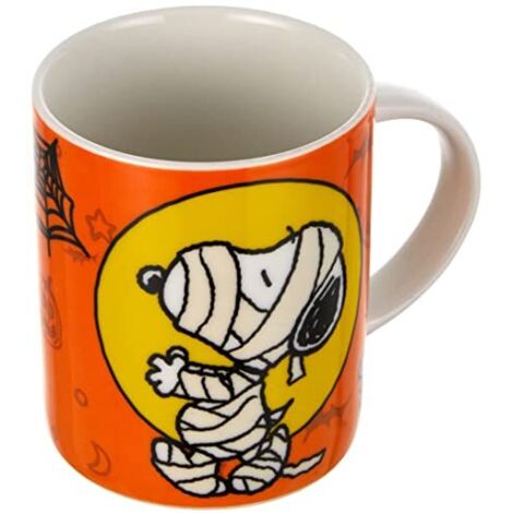 Excelsa Peanuts Tazza Mug Halloween, Porcellana, Colore: Arancione (1/4)