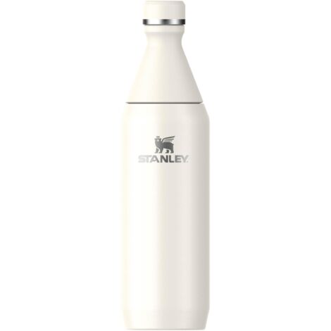 Stanley All Day Slim 0.6L Borraccia Termica - Freddo Per 6 Ore - Con Ghiaccio Per 11 Ore - Acciaio Inossidabile Riciclato Senza BPA - A Prova Di Perdite - Lavabile In Lavastoviglie - Cream (1/5)