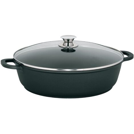 Kela 11555, Padella, Rivestimento Antiaderente, Ghisa di Alluminio 5 mm, 5 l, 36 cm di Diametro, Adatta a Piani a induzione, Kerros, Aluminum (1/5)