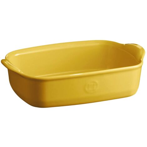 Emile Henry EH909649 - Pirofila singola, Ceramica, Giallo, Provenza, 22 x 14 cm