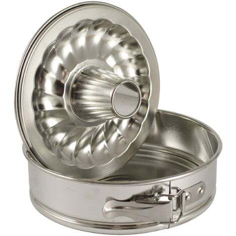 ZENKER Mini tortiera apribile a 2 fondi Ø15cm in Acciaio stagnato (colore: argento), quantità: 1 pezzo. (1/5)
