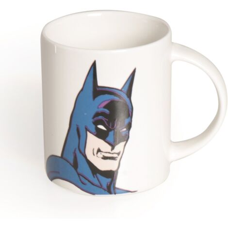 Excelsa Super Eroi Mug Batman 300 ml, Porcellana, Bianco, 1 unità (Confezione da 1) (1/4)