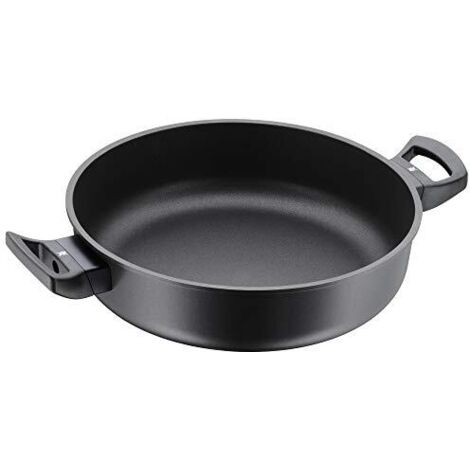 WMF Padella da Portata, Acciaio Inossidabile, Nero, 28 cm (1/4)