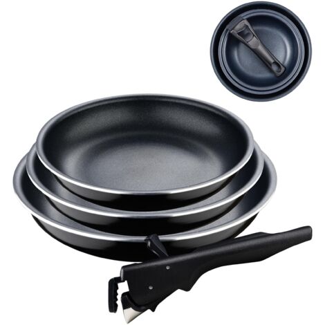 Set 3 teglie (18+20+24cm) click & cook bergner
