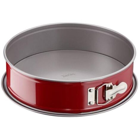 Tefal J1641214 Delibake - Stampo a cerniera, 23 cm, in acciaio, colore: Rosso (1/5)