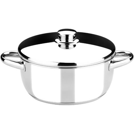 Monix Optima Casseruola con coperchio in acciaio inox 18/10 30 cm (1/2)