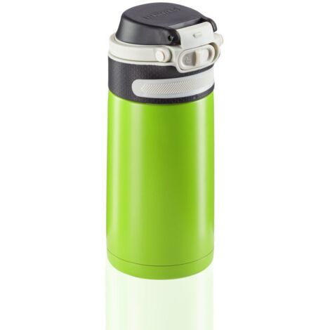 Thermos da viaggio Leifheit in acciaio inossidabile con pratico tappo Verde - 03249 (1/5)