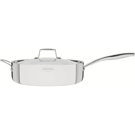 Tramontina Padella Grano 62140/300, acciaio 18/10, 5,6 litri, argento (1/5)