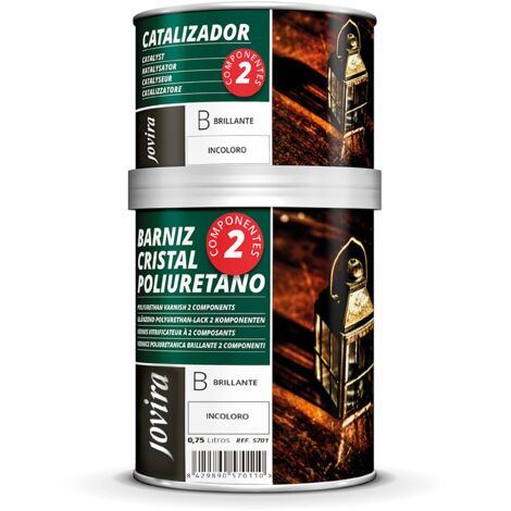 JOVIRA PINTURAS Vernice Poliuretanica per vetro lucida 2 Componenti (750 Millilitres, Incolore) (1/4)