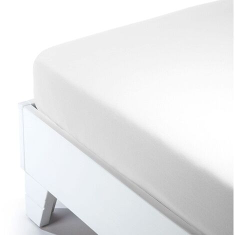 Caleffi - Lenzuolo Inferiore Tinta Unita  Design Italiano dal 1962  Comfort e Durabilità  Adatto per Letto Una Piazza e Mezza, Bianco, Flanella