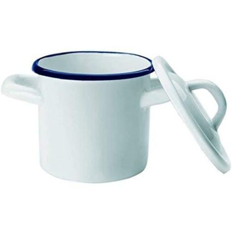 IBILI OLLA Mini con TAPA Blanca 10 CM, forja, Argento (1/2)