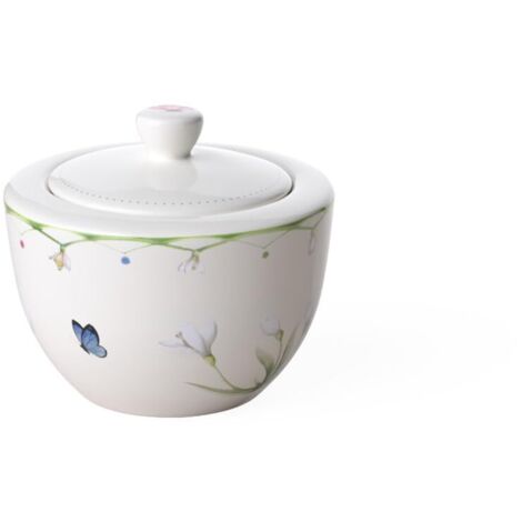 Villeroy & Boch Colourful Spring, Zuccheriera, Bianco Multicolore, 300 ml (1/5)