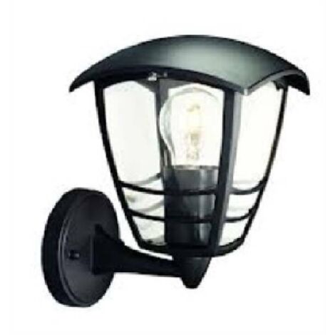 CREEK-Applique dexterieur Montante Metal H20cm Noir Philips