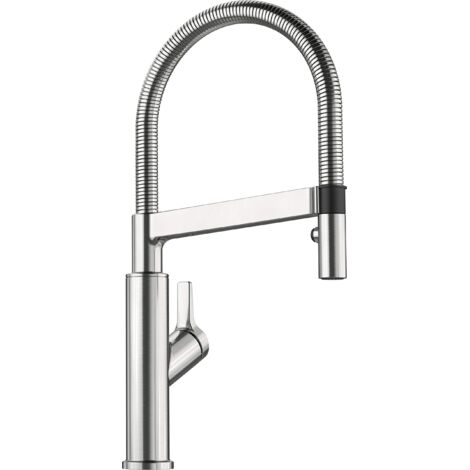 BLANCO 522407 SOLENTA-S Senso UltraResist-Rubinetto da cucina con finitura in acciaio INOX, 230 V, Sensore (1/5)