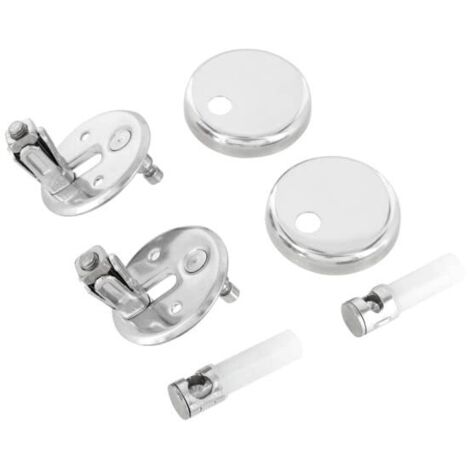 Ideal Standard - Multi Suites, Set di cerniere per sedile copriwater serie Cantica in acciaio inox, T2062BJ, Cromato