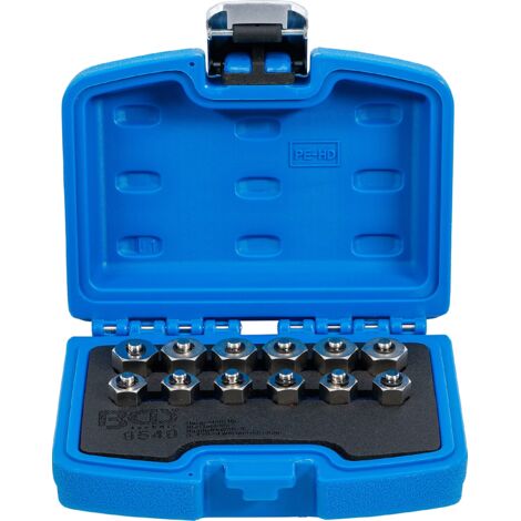 BGS Set di tappi standard M12 e M14 per auto