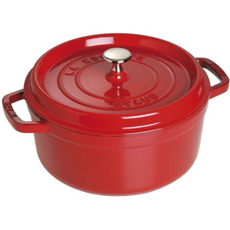 Staub Casseruola rotonda da 4 litri ciliegia da 4 litri (1/4)