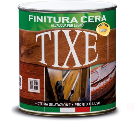 TIXE 631.301 Finitura a Cera per Legno all'Acqua, Vernice, Douglas, 250 ml
