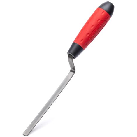 COMENSAL® Cazzuola per Fughe 8 mm - Cazzuola in Acciaio Inox - Cazzuola per Stuccatura in Acciaio Inox - Cazzuola da muratore - Cazzuola in Acciaio Inossidabile - Made in EU