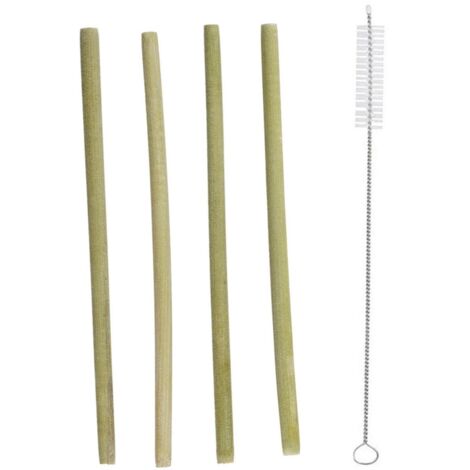 COOK CONCEPT KV7271 Set 4 PAJITAS REUTILIZA. BAMBÚ, 100%, taglia unica (1/3)