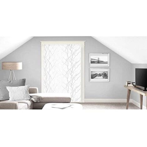 Soleil d'ocre Liane Bise-Bise, Poliestere, Bianco, 90 x 200 cm