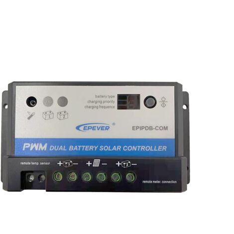 EPEVER® EPIPDB-Com 20A PWM regolatore di carica per 2 diverse batterie 12/24 V Duo