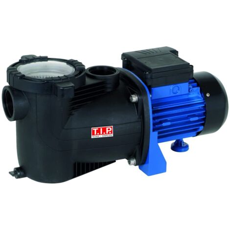 T.I.P. Pompa filtrante per Piscina SPP 300 F con prefiltro (Fino a 8.000 l/h, Portata Max. 8,5 m, Pressione Max. 0,85 Bar, 300 W, Altezza di aspirazione Max. 8 m, autoadescante) 30442