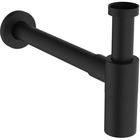 Ideal Standard - Sifone lineare per lavabo, Nero Seta
