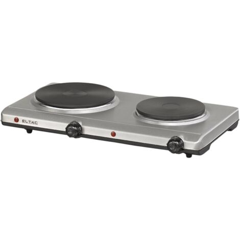Eltac DK 29 Fornello elettrico 2 piastre, 2500 W, 49,6 cm, protezione dal surriscaldamento