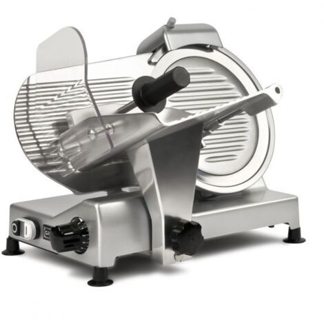 G3 ferrari g20157 affettatrice professionale emilia 250, 240 w, lama inox 25 cm, affilatoio integrato, interruttore a 2 pulsanti, spessore taglio 0-12 mm, piedini antiscivolo, argento