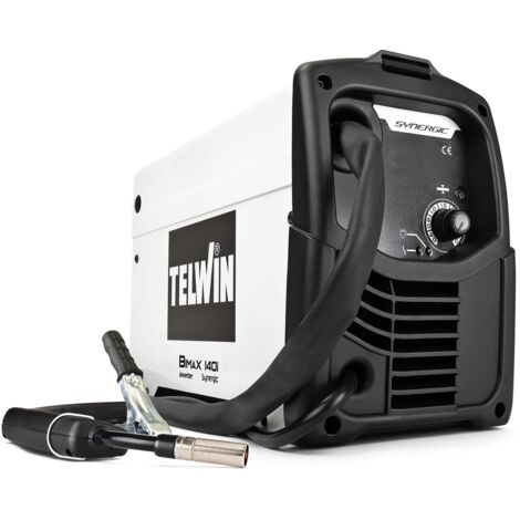 Telwin Bimax 140i Synergic saldatrice inverter a filo animato FLUX no gas con torcia diretta, 150A (1/5)