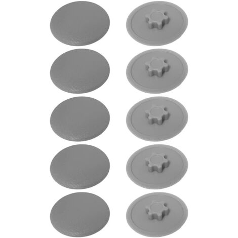 cyclingcolors 10x coprivite cappuccio plastica viti Torx copertura coperchi tappi, Grigio T30 16.5mm