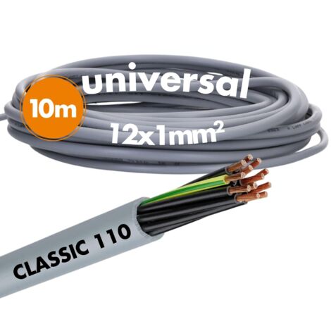 Lapp 1119212 Oliflex Classic 110 - Cavo di controllo in PVC, 12 x 1 mm², con conduttore di protezione verde e giallo, 12 G1,0 mm², 12 fili, 12 fili (1/5)